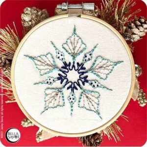 Read more about the article Easy Snowflake Embroidery Pattern