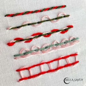 Read more about the article 5 Easy Back Stitch Variations