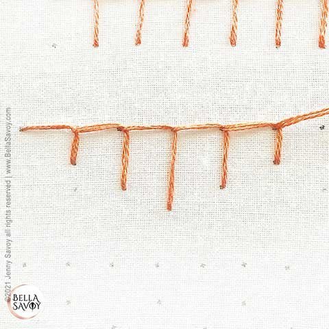 long and short blanket stitch